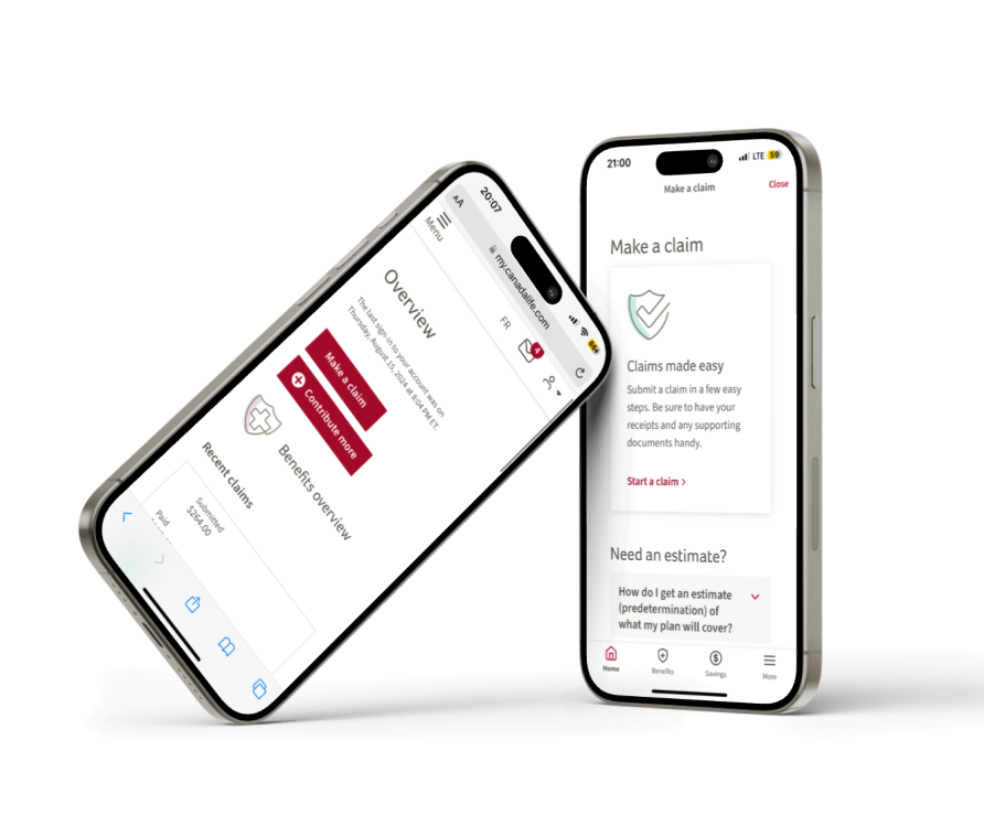 Mobile mockup of the estimate entry experience